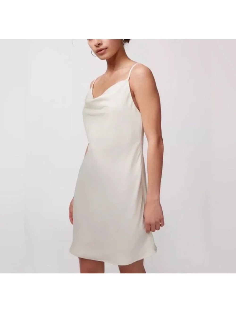 Urban Outfitters Cream Slip Dress